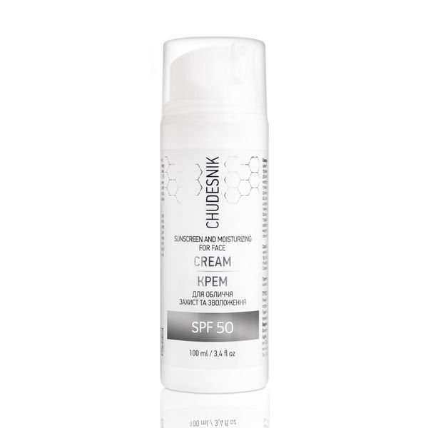 Крем для обличчя Захист та зволоження з SPF-50 CHUDESNIK 100 мл ch_cream_spf50 фото